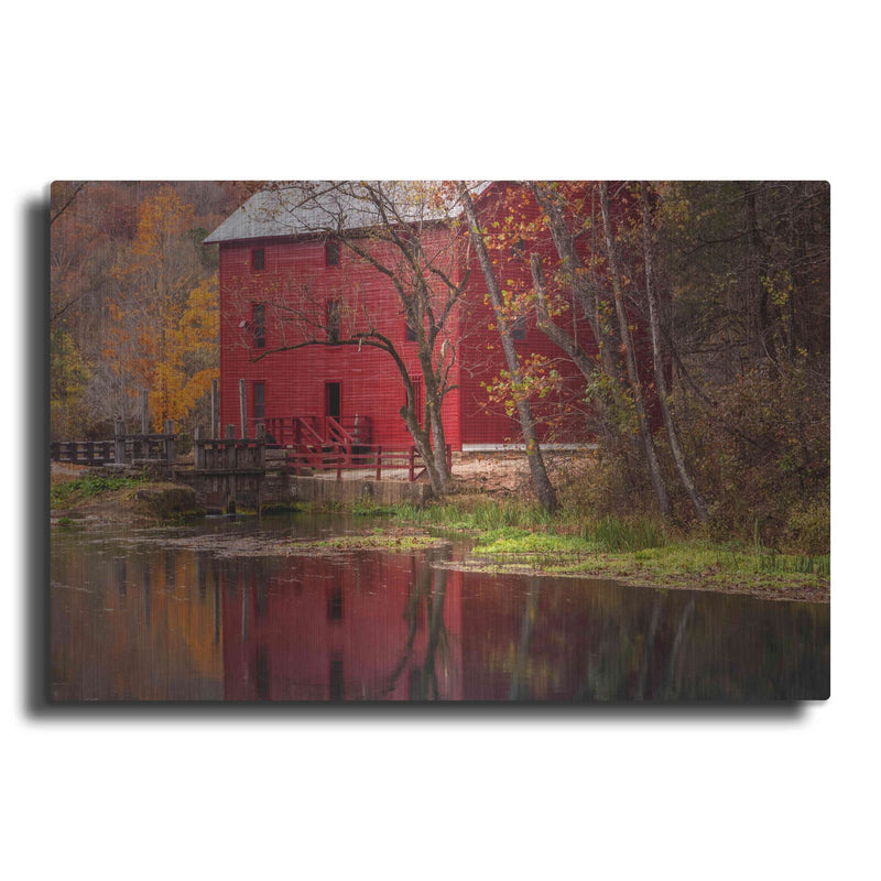 'Alley Springs Mill' by David Hammond – Metal Wall Art