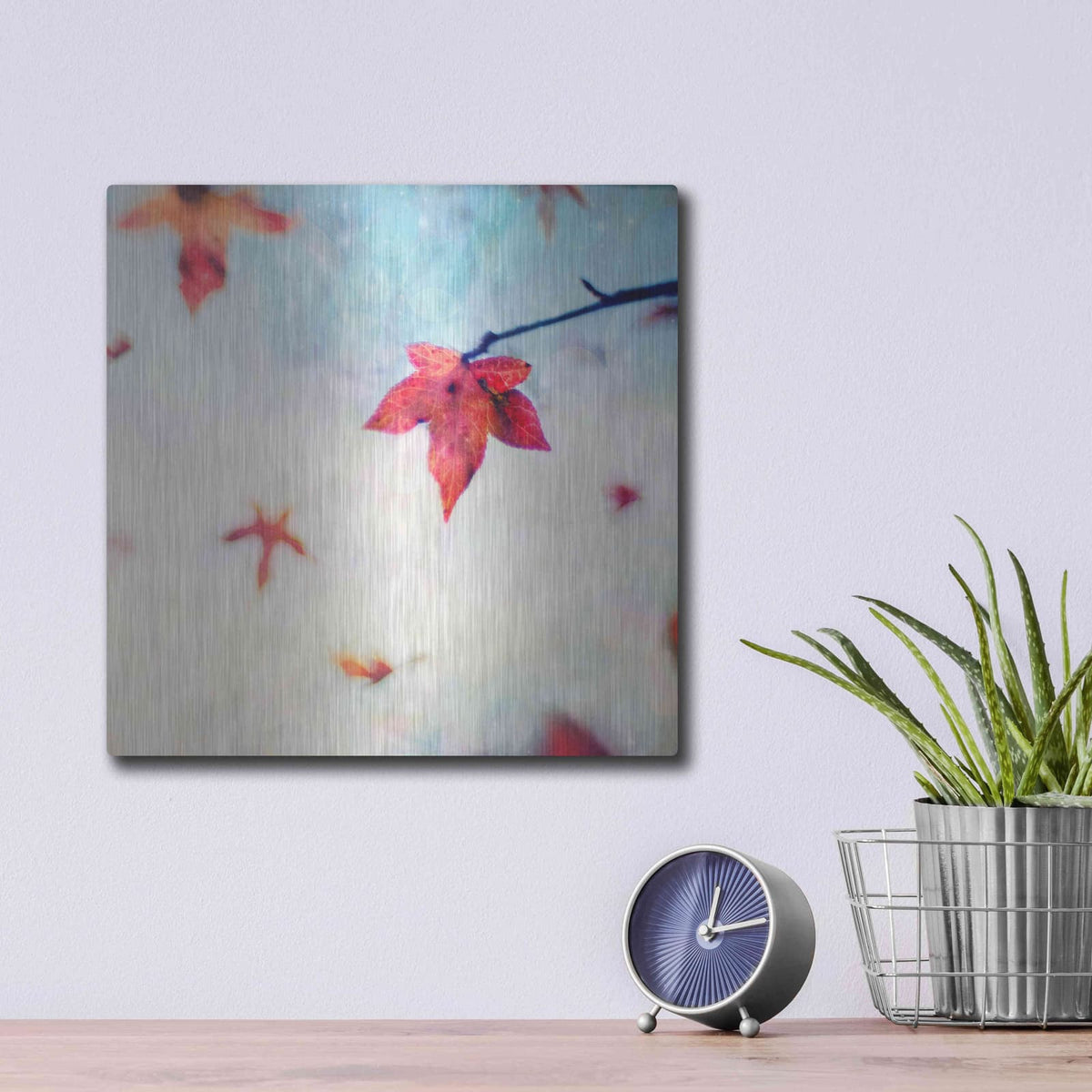 'All Fall Down' by Dawn D Hanna – Metal Wall Art, 12x12 room view