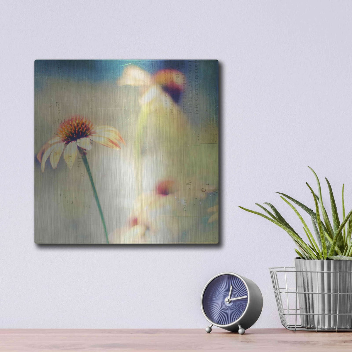 'Courage Is Fear That Has Said Its Prayers' by Dawn D Hanna – Metal Wall Art, 12x12 room view