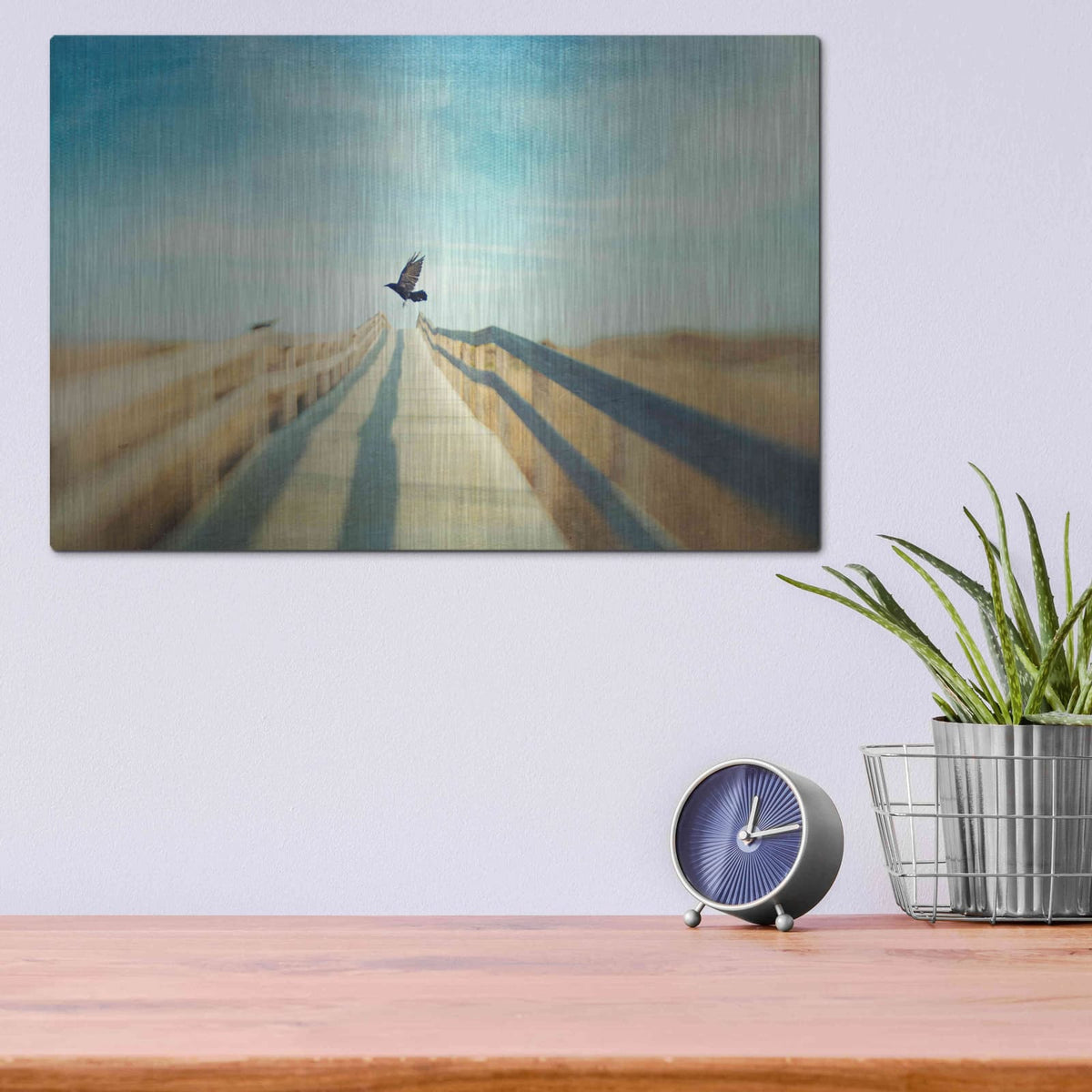 'Fly' by Dawn D Hanna – Metal Wall Art, 16x12 room view