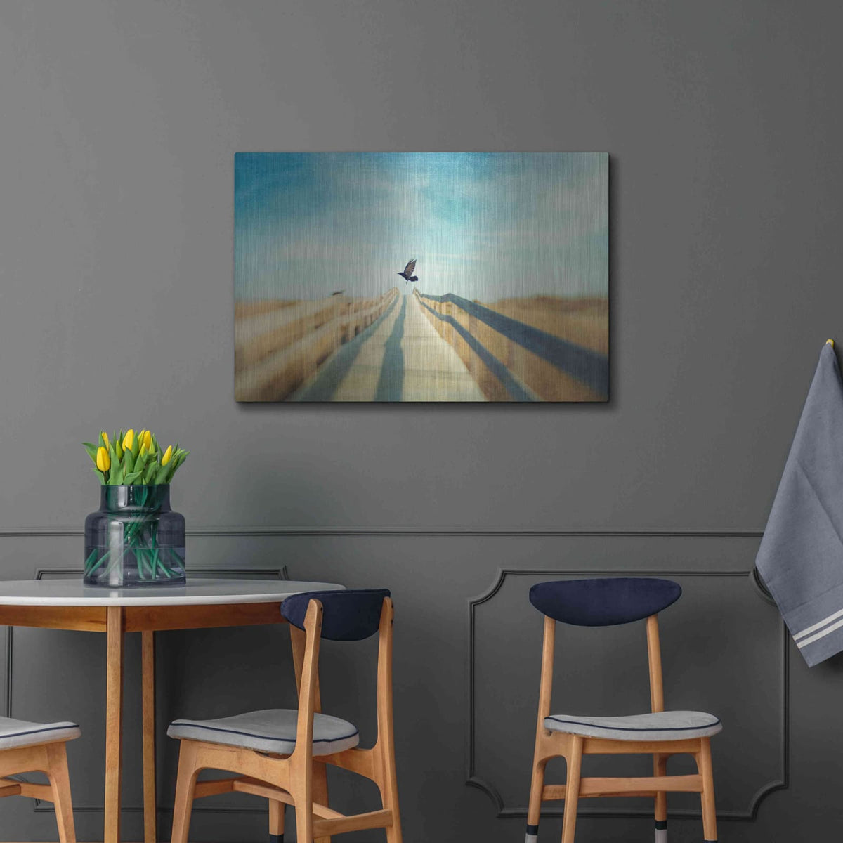 'Fly' by Dawn D Hanna – Metal Wall Art, 36x24 room view