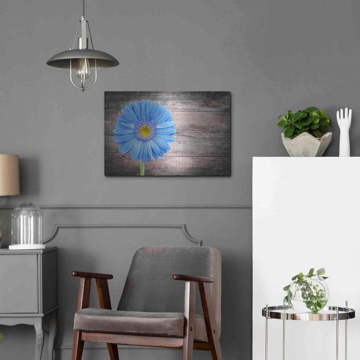 Luxe Metal Art 'Serenity' Metal Wall Art,24x16