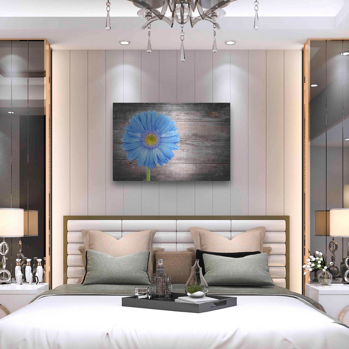 Luxe Metal Art 'Serenity' Metal Wall Art,36x24