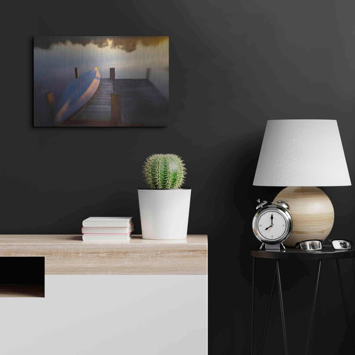 'The True Light of the Day' by Dawn D Hanna – Metal Wall Art, 24x16 room view
