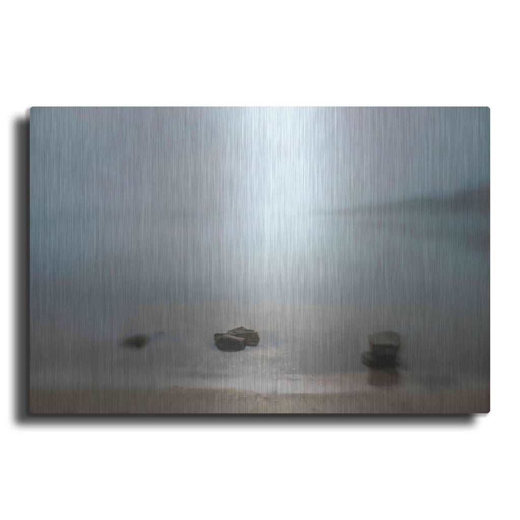 'Three Rocks' by Dawn D Hanna – Metal Wall Art