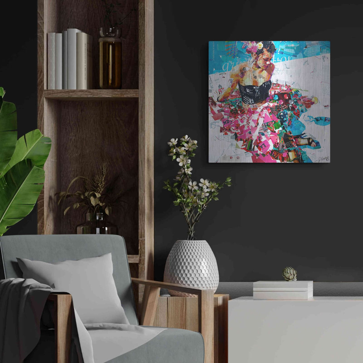 'All Summer Long' by Derek Gores – Metal Wall Art, 24x24 room view