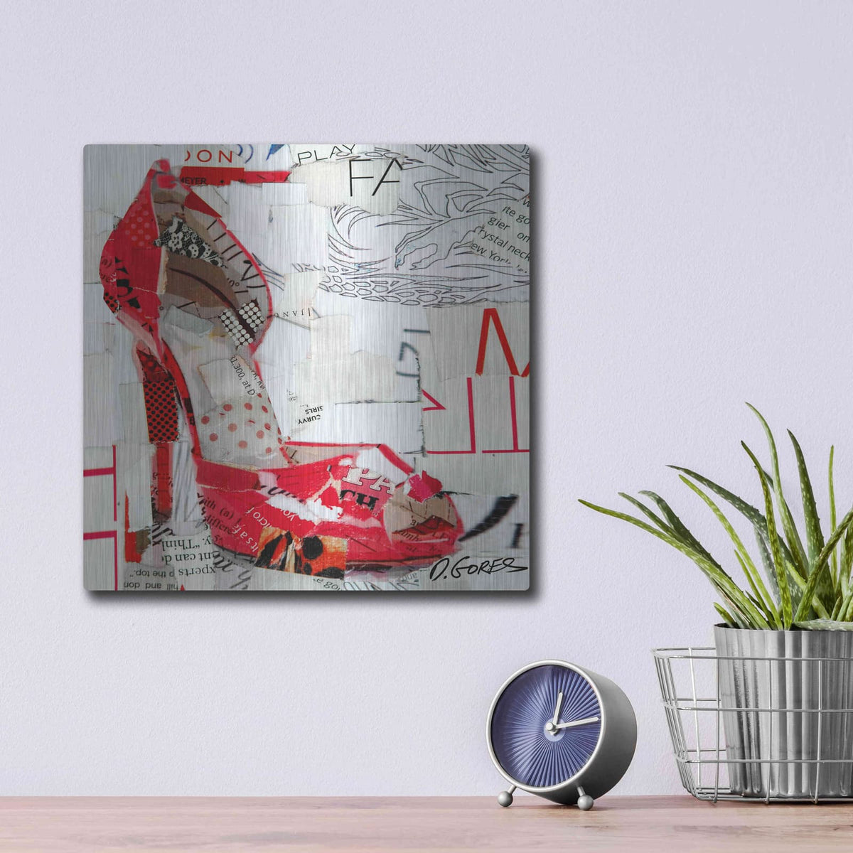 'Don’t Play Fair' by Derek Gores – Metal Wall Art, 12x12 room view