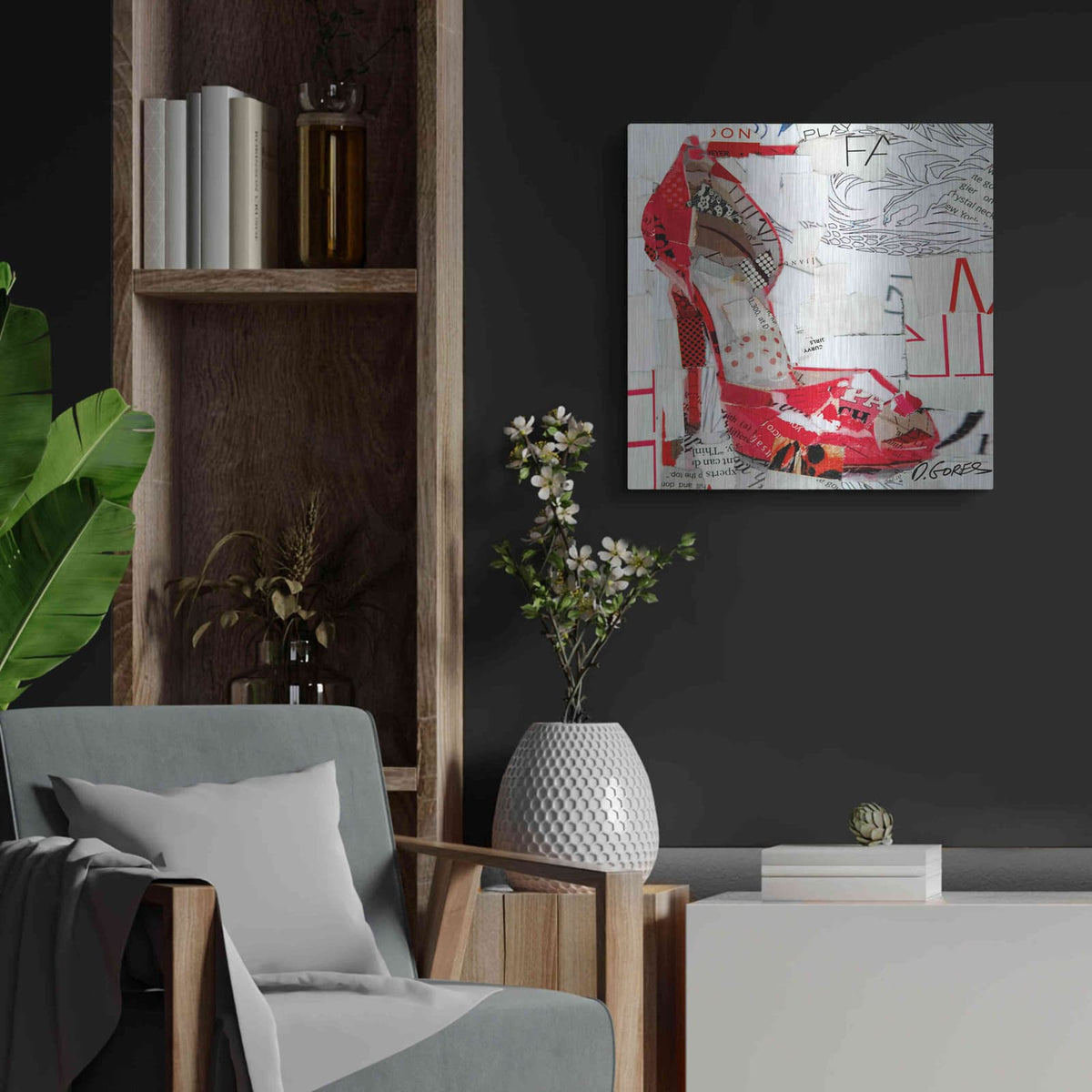 'Don’t Play Fair' by Derek Gores – Metal Wall Art, 24x24 room view