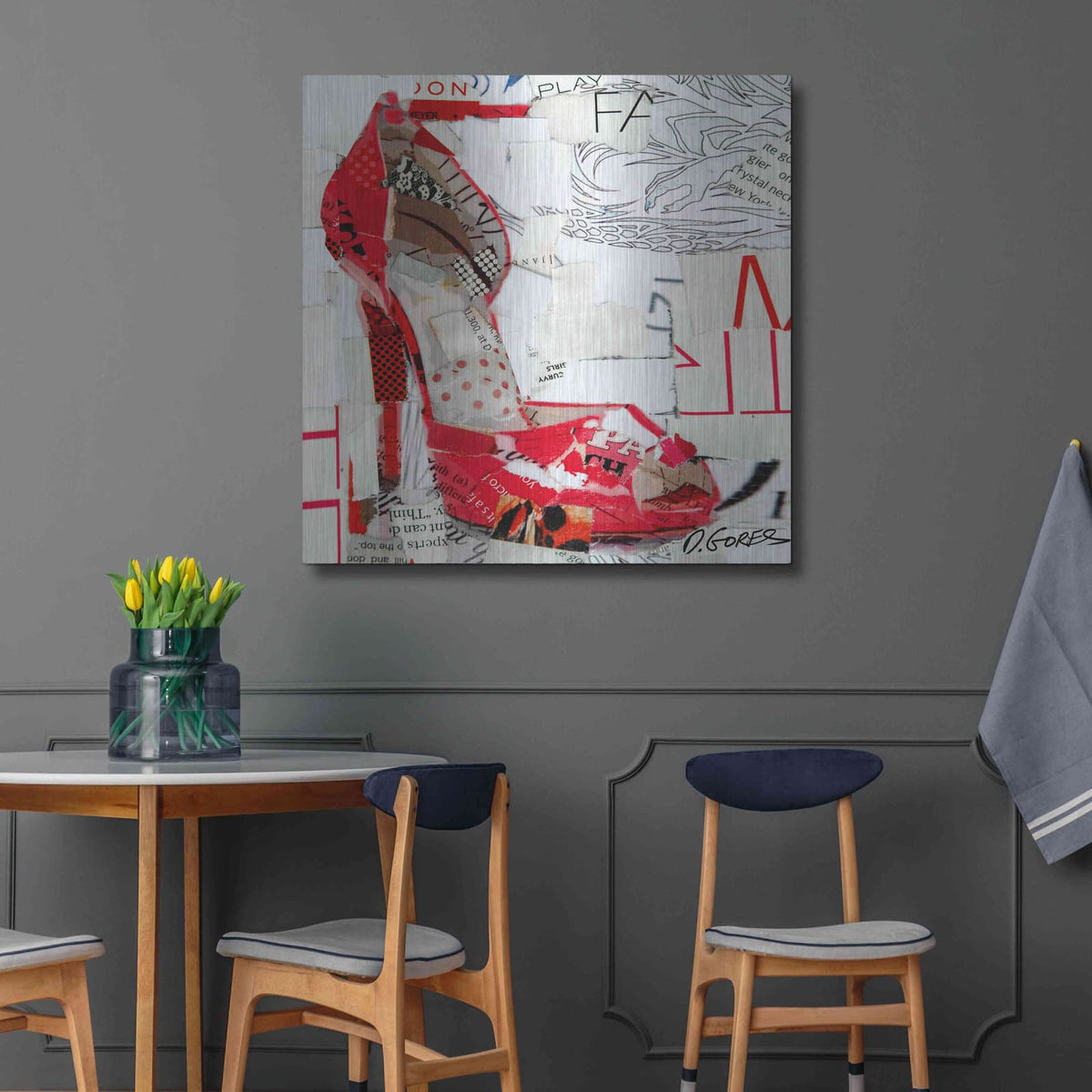 'Don’t Play Fair' by Derek Gores – Metal Wall Art, 36x36 room view