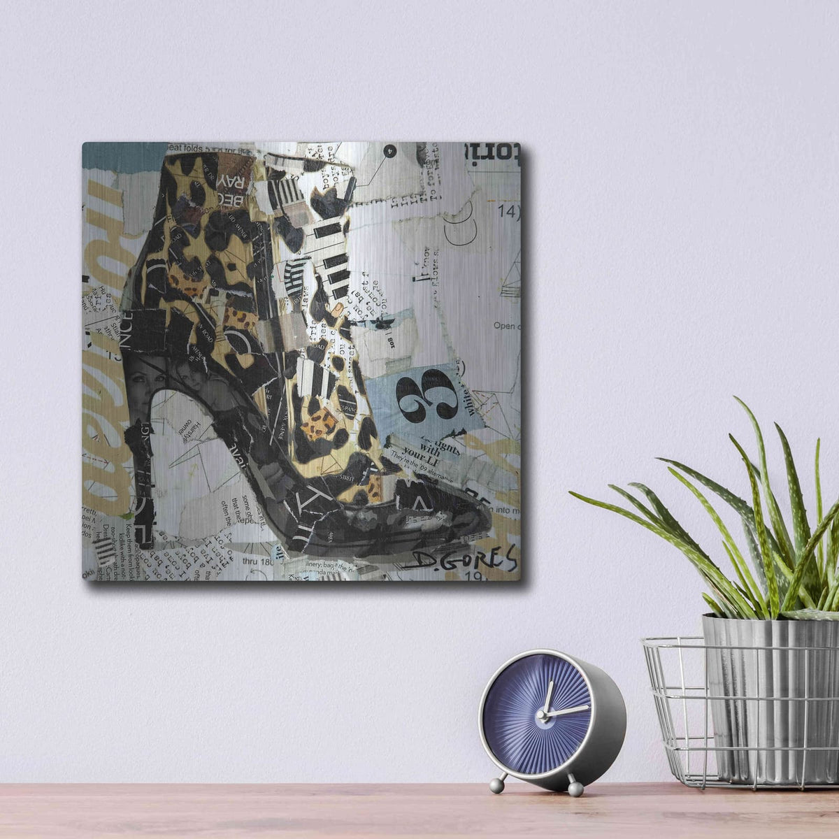 'Minimal Minimalism' by Derek Gores – Metal Wall Art, 12x12 room view