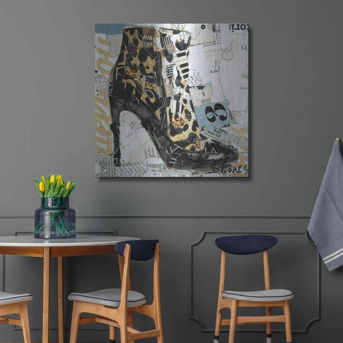 'Minimal Minimalism' by Derek Gores – Metal Wall Art, 36x36 room view