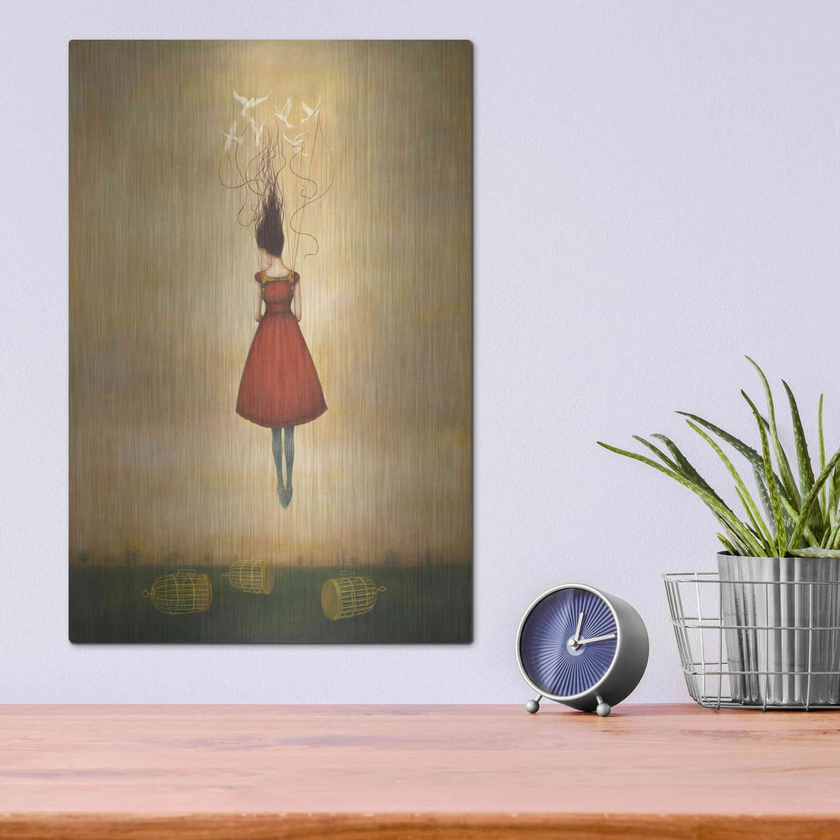 'Suspension of Disbelief' by Duy Huynh – Metal Wall Art, 12x16 room view