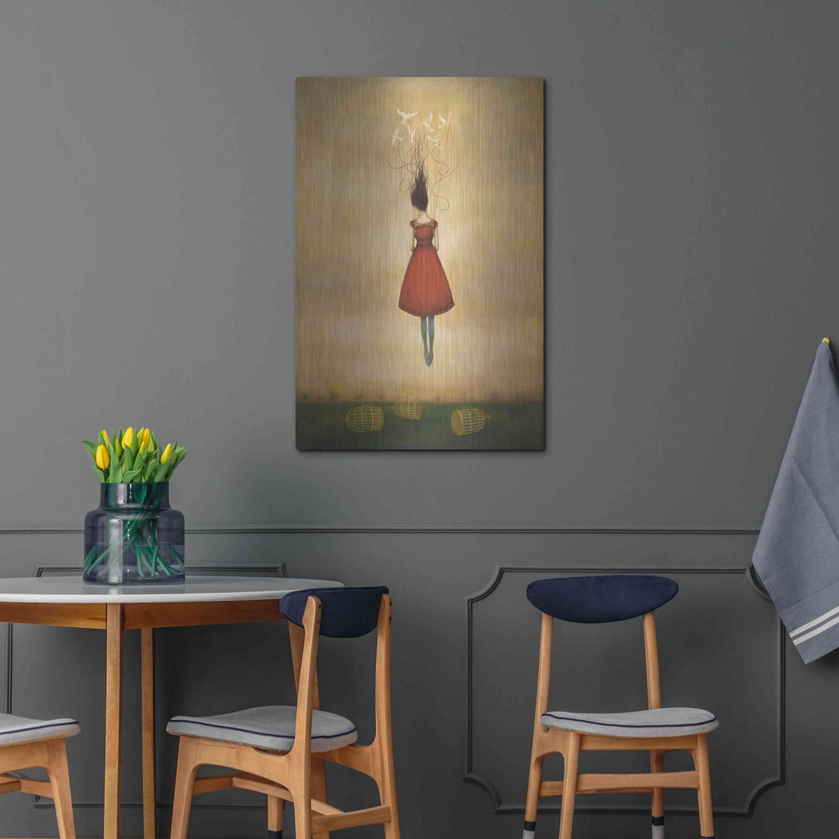 'Suspension of Disbelief' by Duy Huynh – Metal Wall Art, 24x36 room view