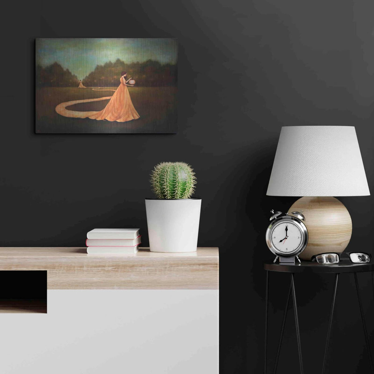 'Unwinding the Path to Self-Discovery' by Duy Huynh – Metal Wall Art, 24x16 room view