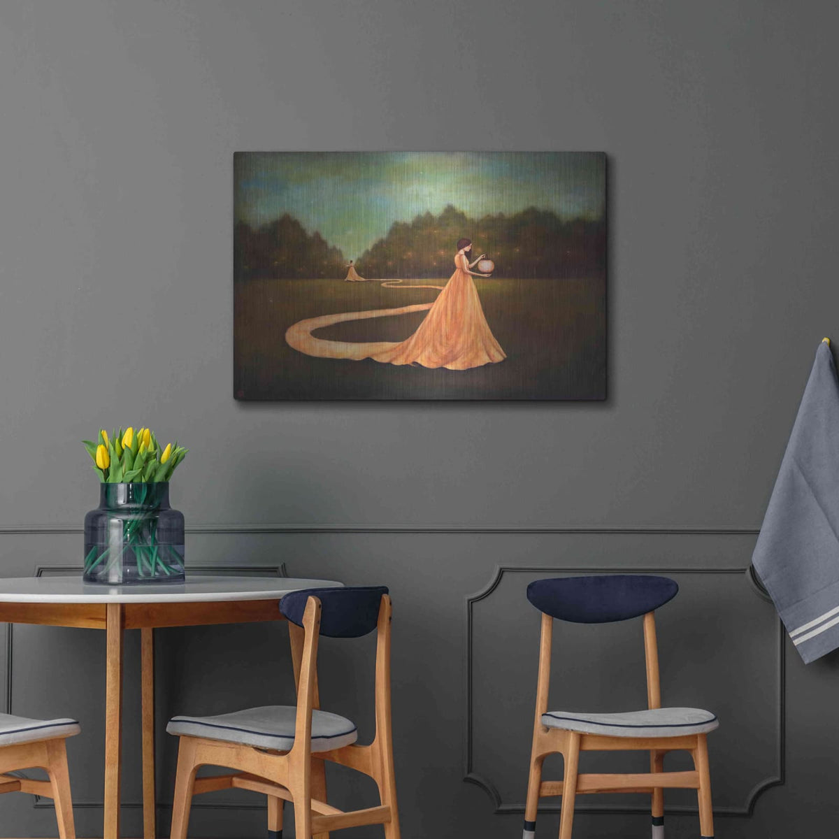 'Unwinding the Path to Self-Discovery' by Duy Huynh – Metal Wall Art, 36x24 room view