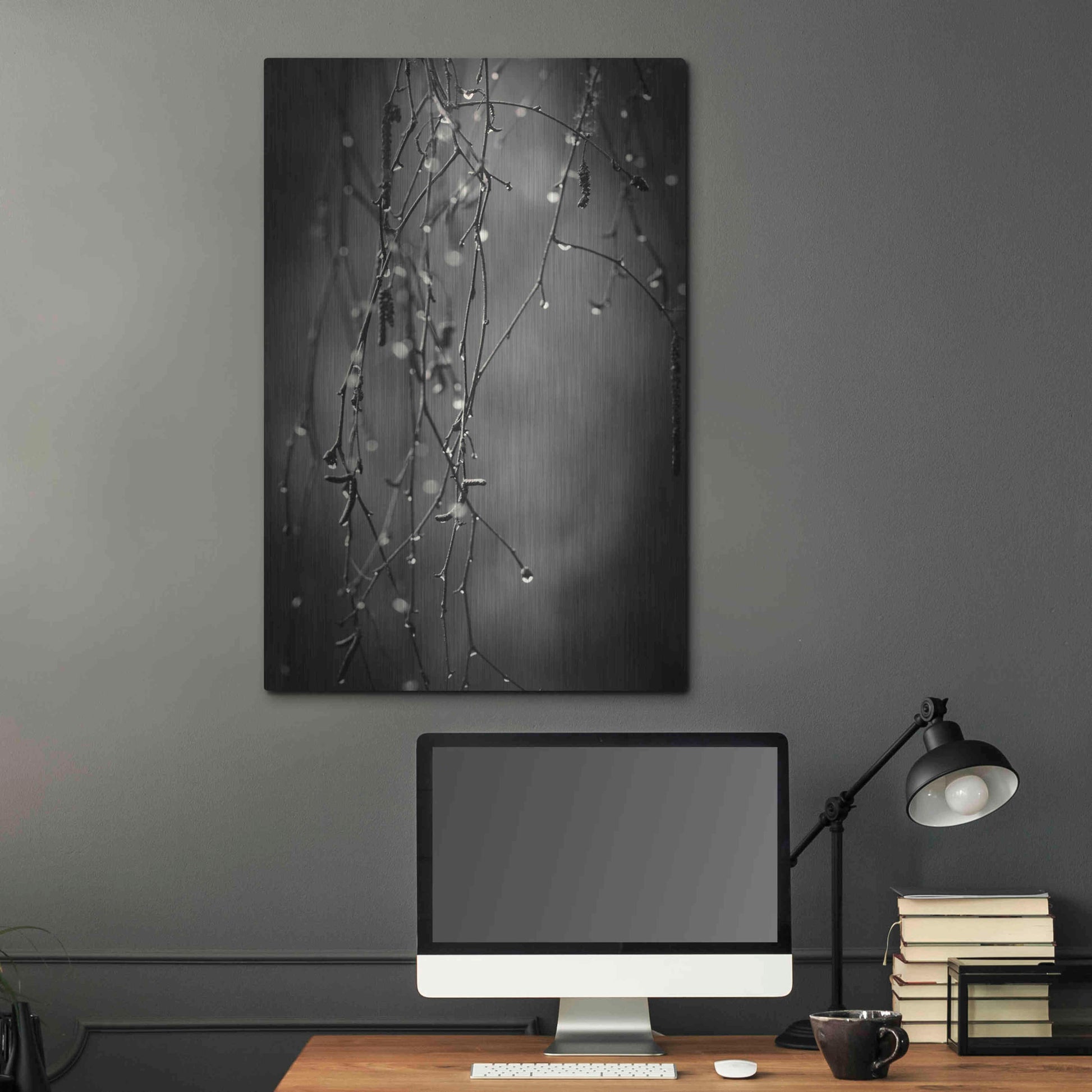 Luxe Metal Art 'Bare Branches 2017' by Gary Horsfall, Metal Wall Art,24x36