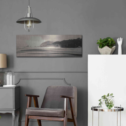 Luxe Metal Art 'Cannon Beach No. 7' by Gary Horsfall, Metal Wall Art,36x12