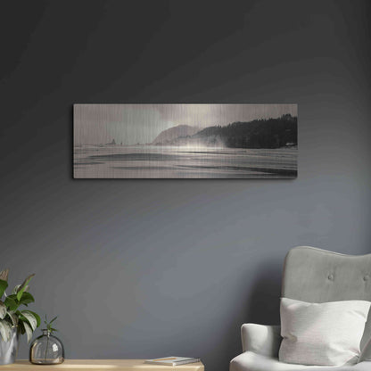 Luxe Metal Art 'Cannon Beach No. 7' by Gary Horsfall, Metal Wall Art,36x12