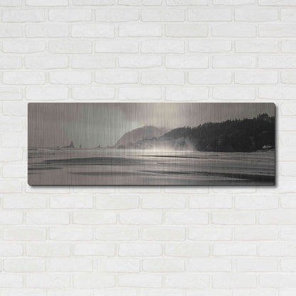 Luxe Metal Art 'Cannon Beach No. 7' by Gary Horsfall, Metal Wall Art,48x16