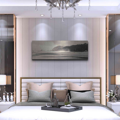 Luxe Metal Art 'Cannon Beach No. 7' by Gary Horsfall, Metal Wall Art,48x16