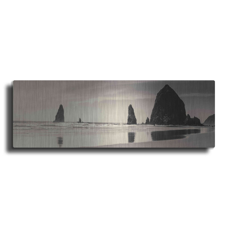 'Haystack Rock' by Gary Horsfall – Metal Wall Art