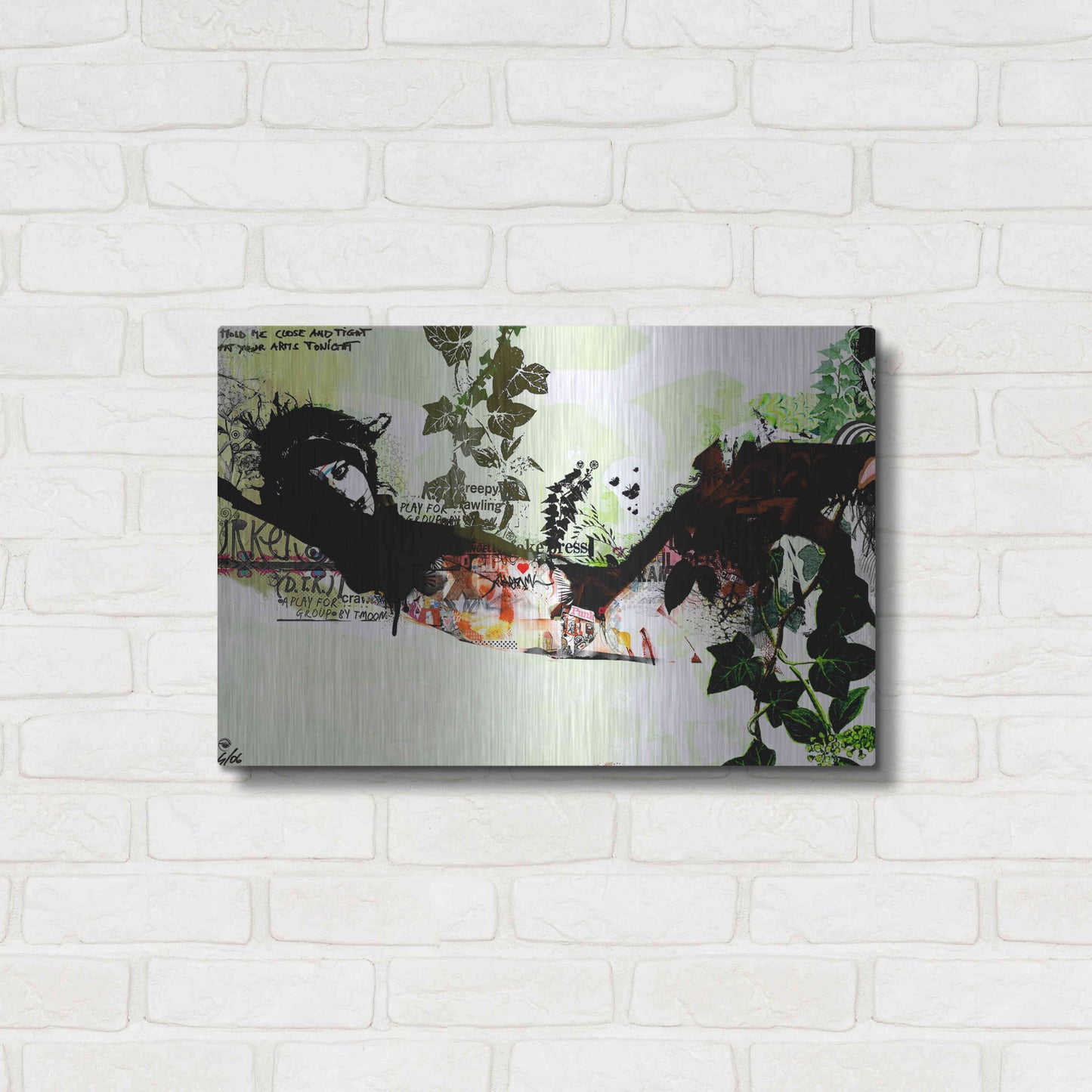 Luxe Metal Art 'Harakiri' by Giulio Lurissevich, Metal Wall Art,24x16