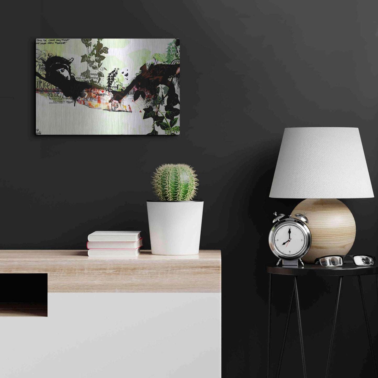 Luxe Metal Art 'Harakiri' by Giulio Lurissevich, Metal Wall Art,24x16