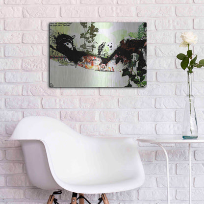 Luxe Metal Art 'Harakiri' by Giulio Lurissevich, Metal Wall Art,24x16