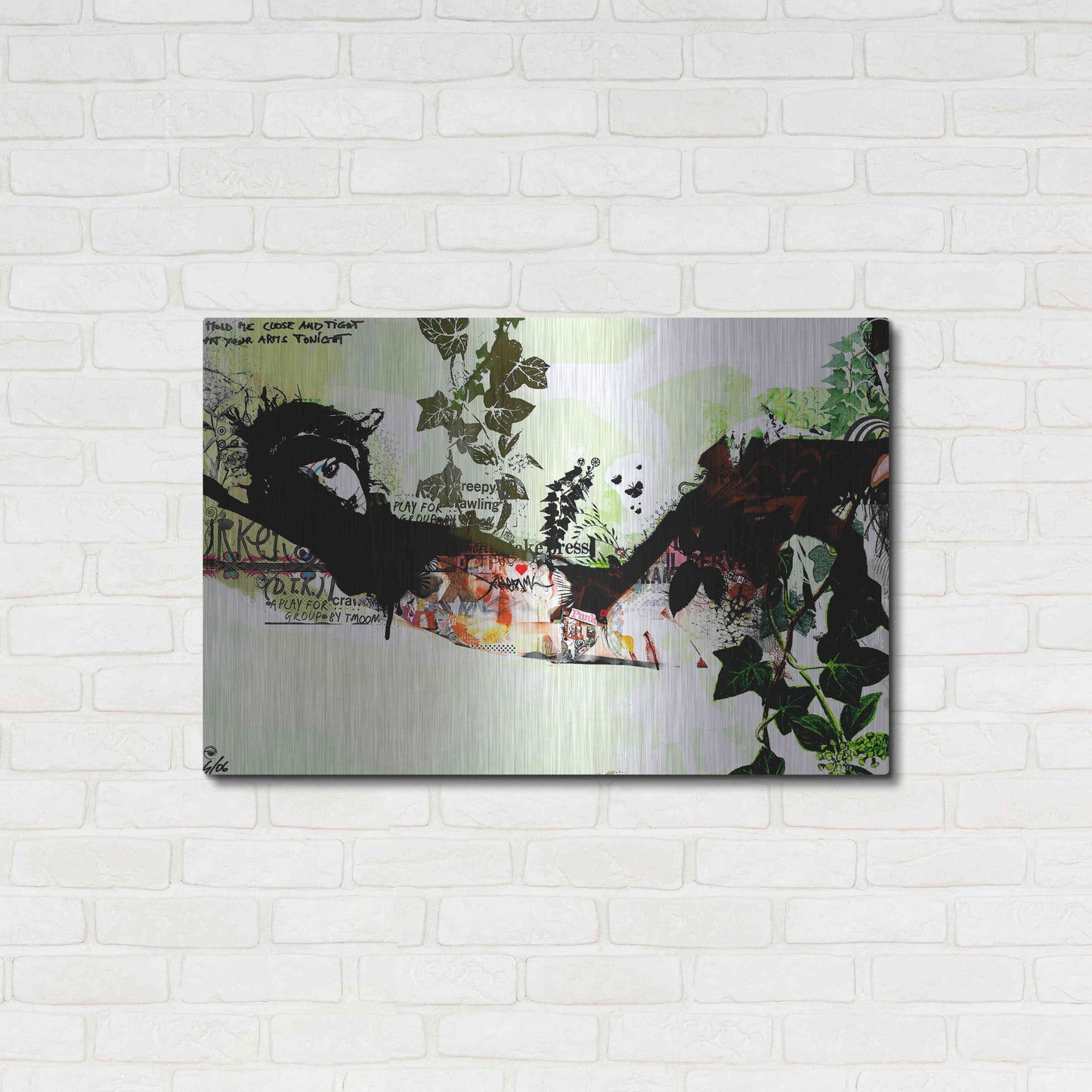 Luxe Metal Art 'Harakiri' by Giulio Lurissevich, Metal Wall Art,36x24