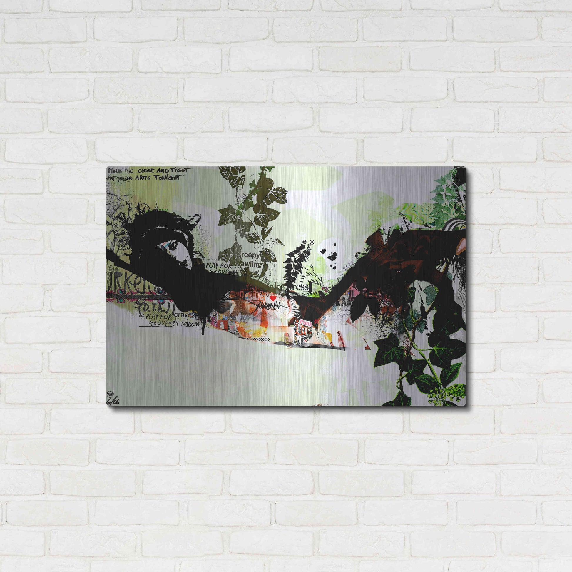 Luxe Metal Art 'Harakiri' by Giulio Lurissevich, Metal Wall Art,36x24