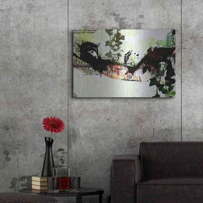 Luxe Metal Art 'Harakiri' by Giulio Lurissevich, Metal Wall Art,36x24