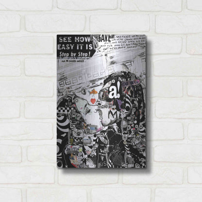 Luxe Metal Art 'The Chemistry Between Us' by Giulio Lurissevich, Metal Wall Art,12x16