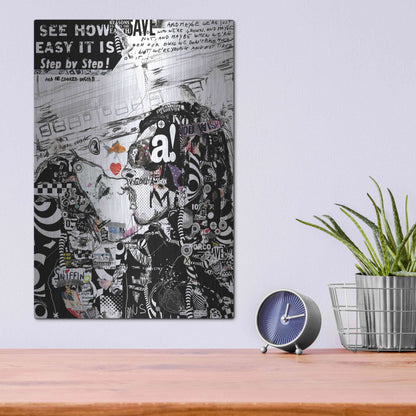 Luxe Metal Art 'The Chemistry Between Us' by Giulio Lurissevich, Metal Wall Art,12x16