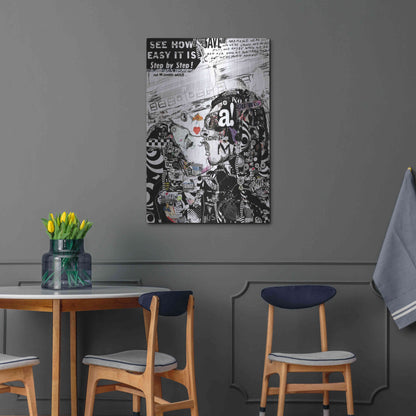 Luxe Metal Art 'The Chemistry Between Us' by Giulio Lurissevich, Metal Wall Art,24x36