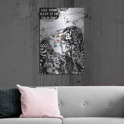 Luxe Metal Art 'The Chemistry Between Us' by Giulio Lurissevich, Metal Wall Art,24x36