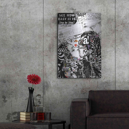 Luxe Metal Art 'The Chemistry Between Us' by Giulio Lurissevich, Metal Wall Art,24x36