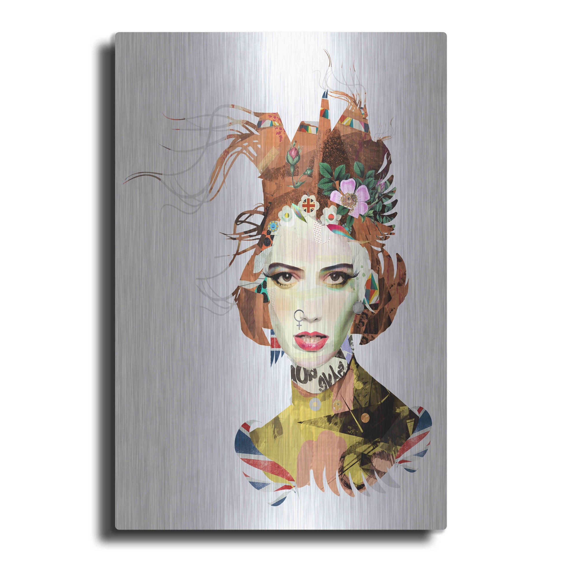 Luxe Metal Art 'The Queen' by Giulio Lurissevich, Metal Wall Art