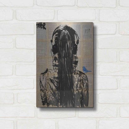 Luxe Metal Art 'Sonic2' by Loui Jover, Metal Wall Art,12x16