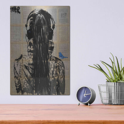 Luxe Metal Art 'Sonic2' by Loui Jover, Metal Wall Art,12x16