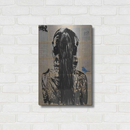 Luxe Metal Art 'Sonic2' by Loui Jover, Metal Wall Art,16x24