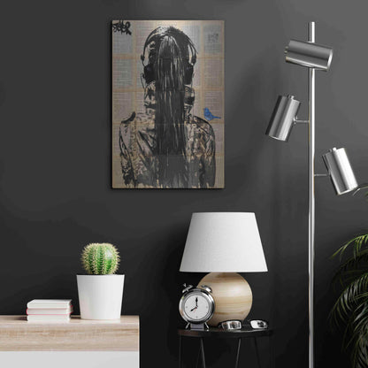 Luxe Metal Art 'Sonic2' by Loui Jover, Metal Wall Art,16x24