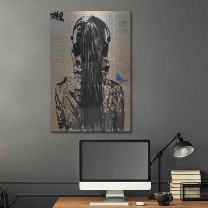 Luxe Metal Art 'Sonic2' by Loui Jover, Metal Wall Art,24x36