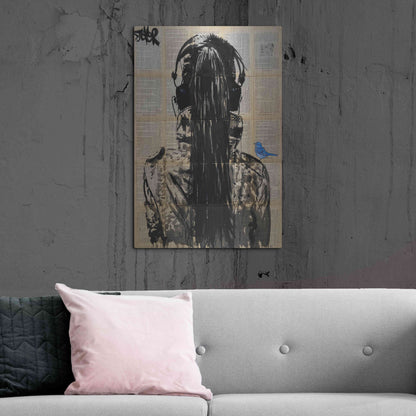 Luxe Metal Art 'Sonic2' by Loui Jover, Metal Wall Art,24x36
