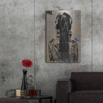 Luxe Metal Art 'Sonic2' by Loui Jover, Metal Wall Art,24x36