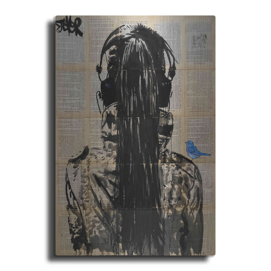 Luxe Metal Art 'Sonic2' by Loui Jover, Metal Wall Art