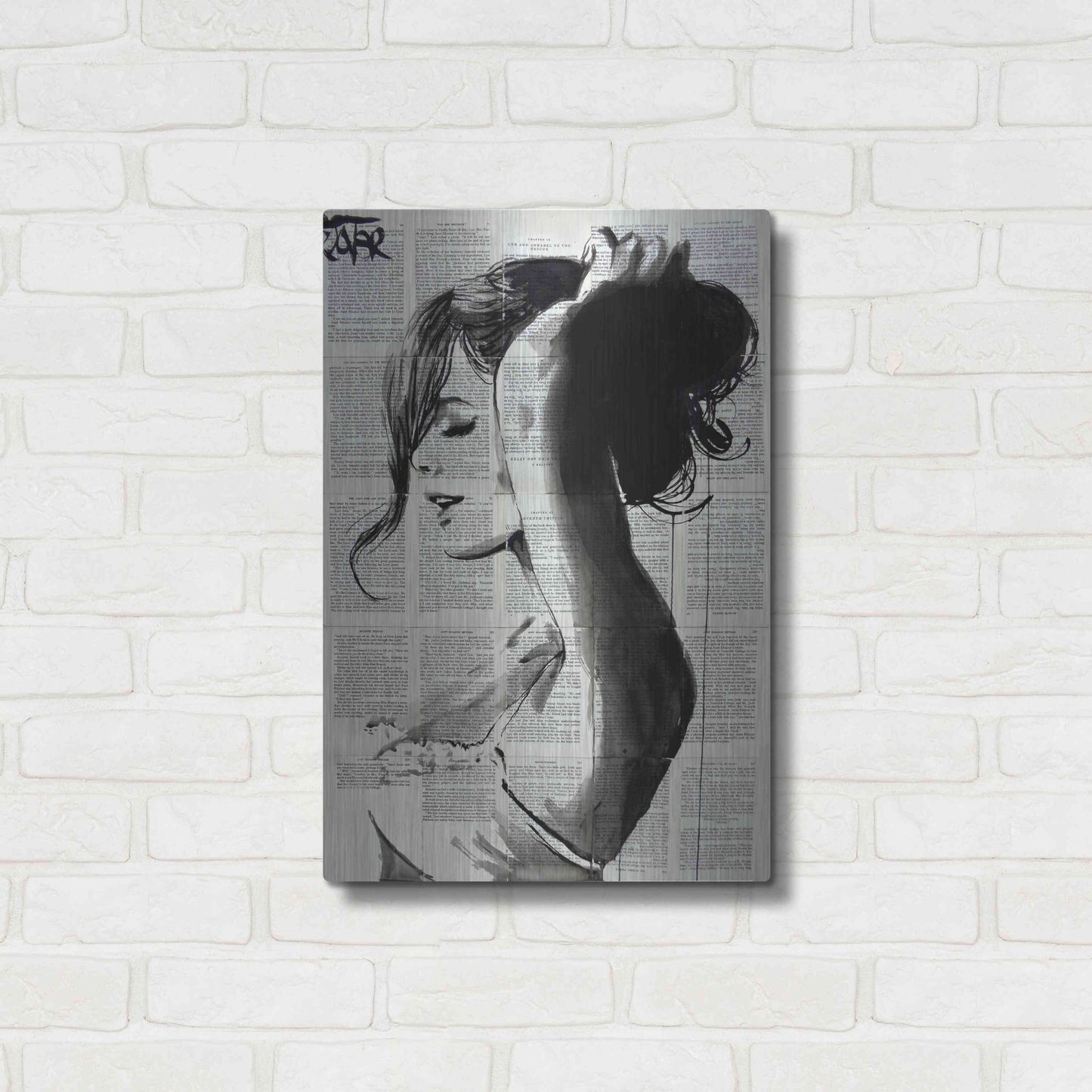 Luxe Metal Art 'Wishberry' by Loui Jover, Metal Wall Art,16x24