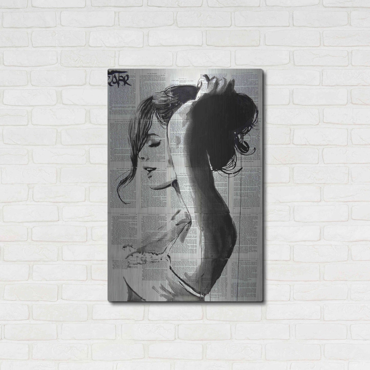 Luxe Metal Art 'Wishberry' by Loui Jover, Metal Wall Art,24x36