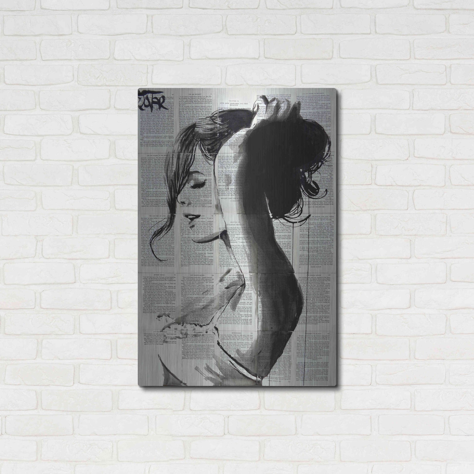 Luxe Metal Art 'Wishberry' by Loui Jover, Metal Wall Art,24x36