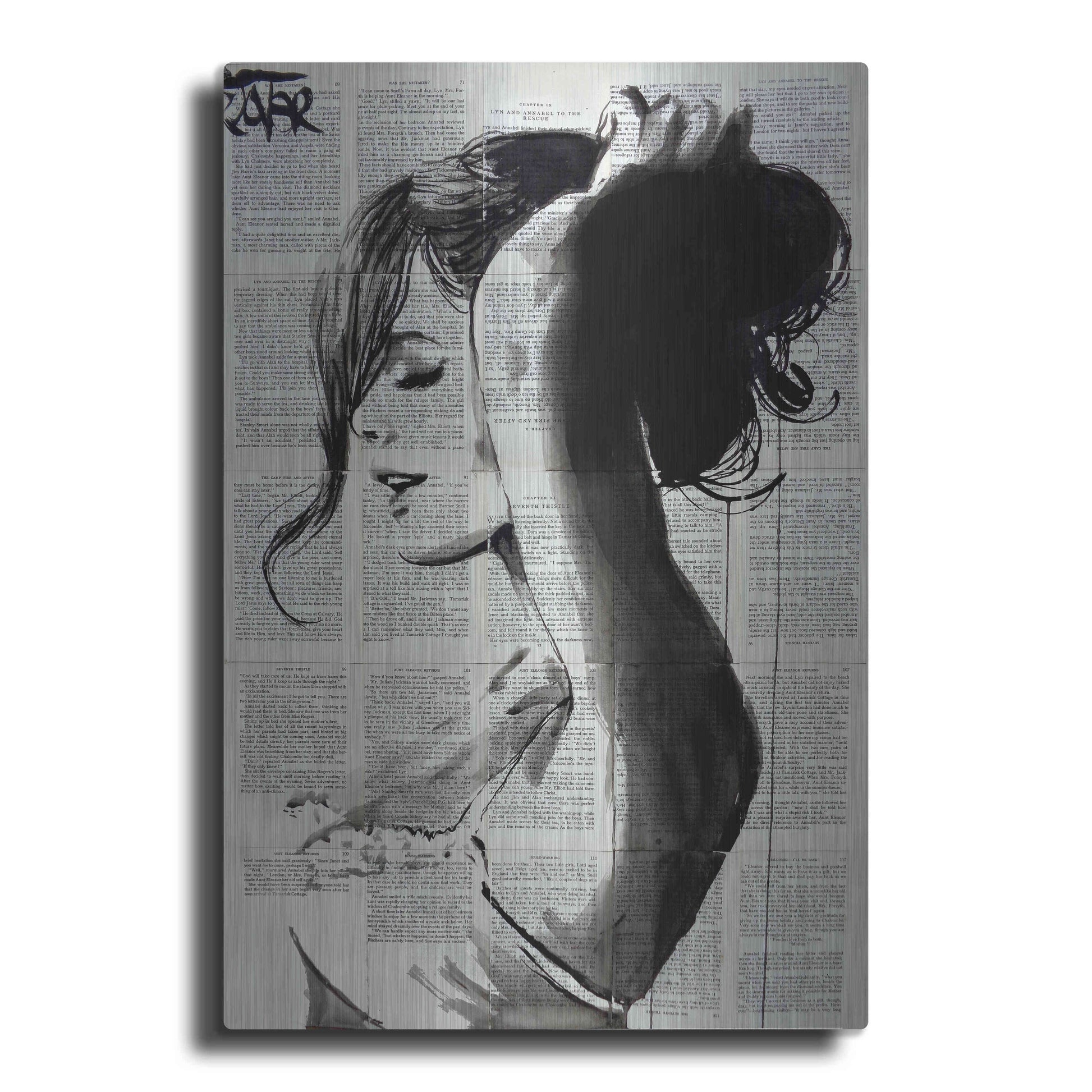 Luxe Metal Art 'Wishberry' by Loui Jover, Metal Wall Art