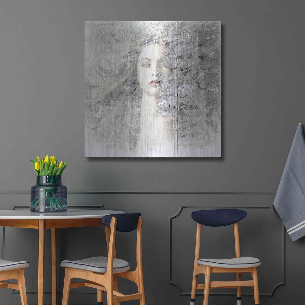 'Blown Away' by GraphINC – Metal Wall Art, 36x36 room view